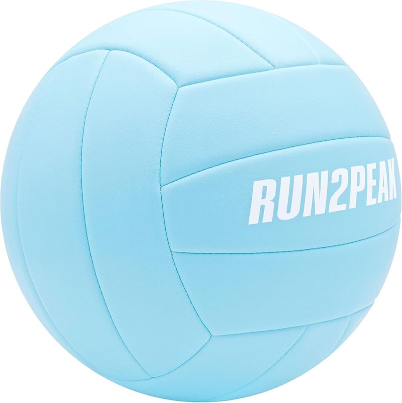 RUN2PEAK Soft Touch Volleyball Ball Gifts for Teen Girls Kids Youth Team Beginners Durable Volleyballs for Outdoor Indoor Beach Pool Water Play Official Size 5 Training Practice Volley Ball - Image 2